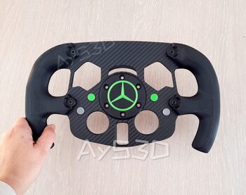 MOD F1 Fórmula 1 MERCEDES para Volante Logitech G29 y G923 de PS PlayStation