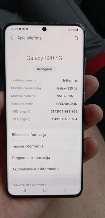 Samsung Galaxy S20+ 5G 128GB Cosmic Grey