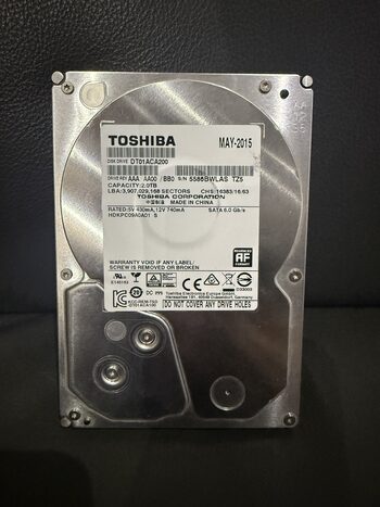 Toshiba 2 TB HDD Storage