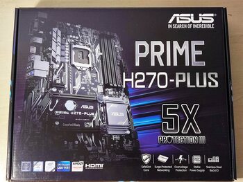 Asus PRIME H270M-PLUS Intel H270 Micro ATX DDR4 LGA1151 2 x PCI-E x16 Slots Motherboard