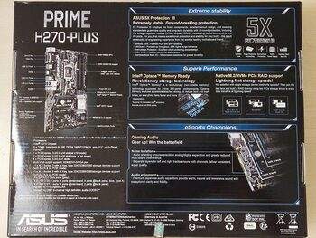 Asus PRIME H270M-PLUS Intel H270 Micro ATX DDR4 LGA1151 2 x PCI-E x16 Slots Motherboard