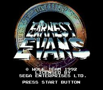 Earnest Evans SEGA Mega Drive