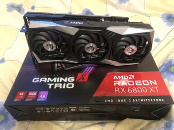 MSI Radeon RX 6800 XT Gaming X Trio 16G 16 GB 1850-2285 Mhz PCIe x16 GPU