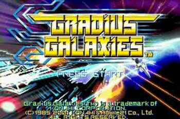 Gradius Advance Game Boy Advance