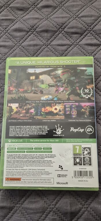 Plants vs Zombies Garden Warfare Xbox 360