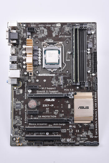 Asus Z97-P Intel Z97 ATX DDR3 LGA1150 2 x PCI-E x16 Slots Motherboard for sale