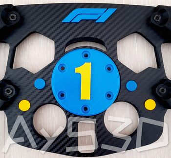 MOD F1 PERSONALIZADO center cap nombre accesorio superior logo para Logitech G29