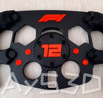 MOD F1 PERSONALIZADO center cap nombre accesorio superior logo para Logitech G29