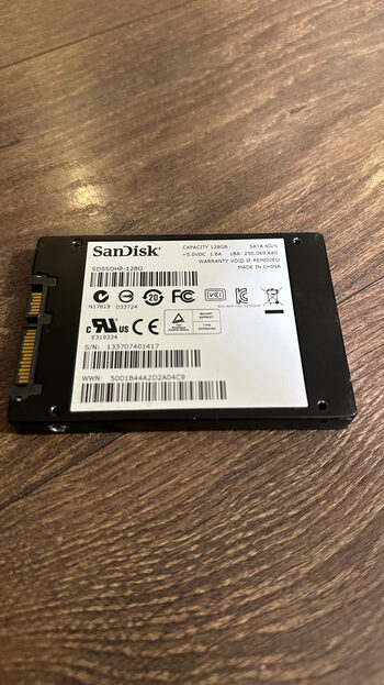 Sandisk 128gb SSD sata diskas