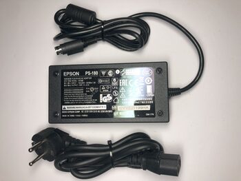 Redeem Epson M159B ps-180 50W 24V 2.1A 3-PIN Plug Genuine Power Adapter Charger