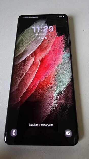 Samsung galaxy S21 Ultra 256gb (daužtas ekranas)