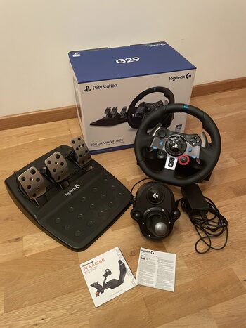 Logitech g29 + shifter vairas pedalai