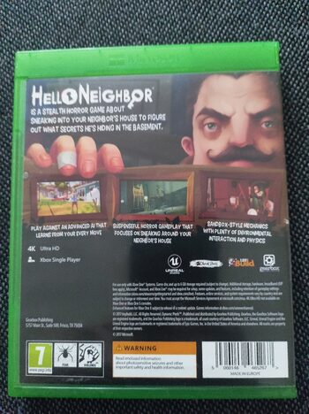 Redeem Hello Neighbor Xbox One