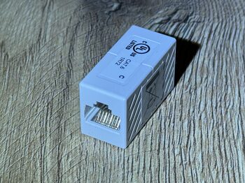 Intellinet RJ45 Cat6 UTP Adapter, white