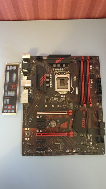 MSI Z370 GAMING PLUS Intel Z370 ATX DDR4 LGA1151 2 x PCI-E x16 Slots Motherboard