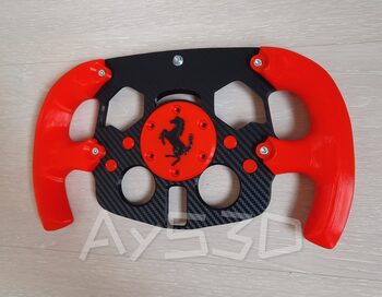 MOD F1 Formula 1 FERRARI para Volante Logitech G29 y G923 de PS PlayStation y PC