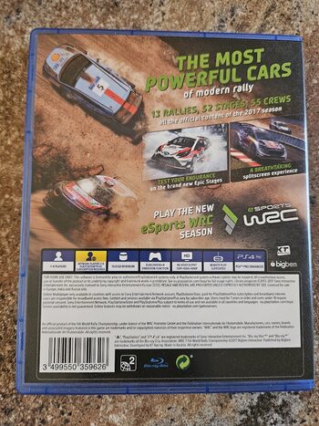 WRC 7 FIA World Rally Championship PlayStation 4