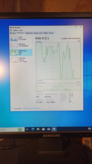 Kompiuteris HP dc7700 SFF C2D 6300