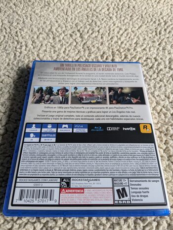 L.A. Noire PlayStation 4