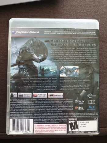 The Elder Scrolls V: Skyrim PlayStation 3