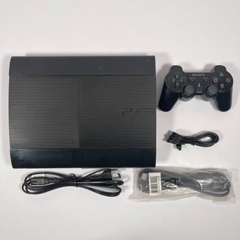 PlayStation 3 Super Slim, Black, 500GB + Controller and Cables