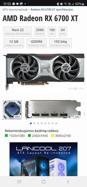 6700 XT 12gb 6700 xt founders edition modelis vienas geriausiu rinkoj 