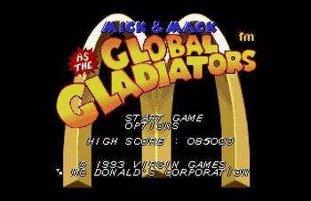 Global Gladiators Game Gear