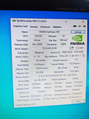 Buy Nvidia G315