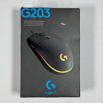 Logitech G203 LIGHTSYNC RGB 6 Button Gaming Mouse - Black