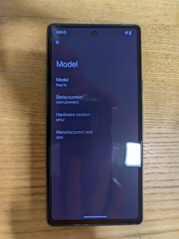 Google Pixel 7a 128gb 8gb RAM Charcoal