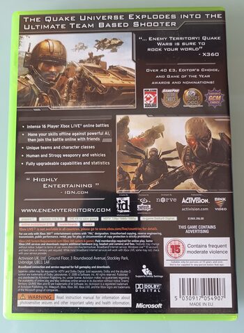 Enemy Territory: Quake Wars Xbox 360