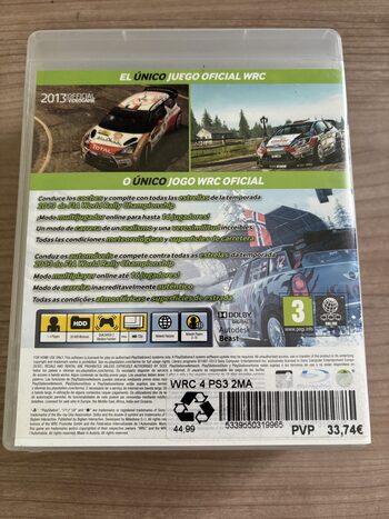 WRC 4 FIA World Rally Championship PlayStation 3