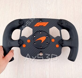 MOD F1 Formula 1 MCLAREN para Volante Logitech G920 de Xbox y PC Naranja