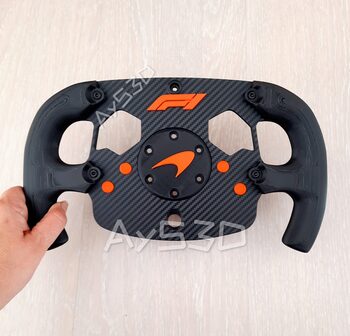 MOD F1 Formula 1 MCLAREN para Volante Logitech G920 de Xbox y PC Naranja