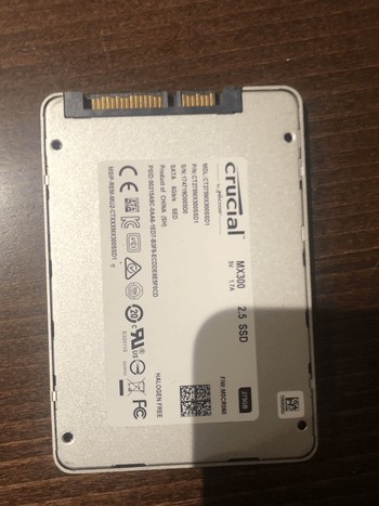 Crucial MX300 275 GB SSD Storage