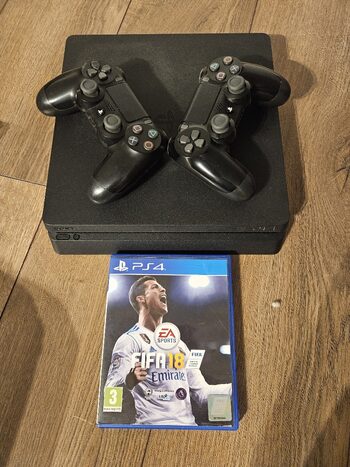 PS4 slim 1tb su 2 pulteliais ir fifa 18