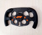 MOD F1 Formula 1 para Volante Logitech G29 y G923 de Ps PlayStation y PC Naranja