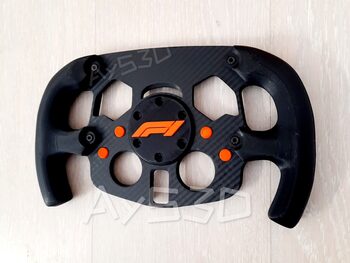 MOD F1 Formula 1 para Volante Logitech G29 y G923 de Ps PlayStation y PC Naranja