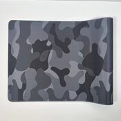 Extended Gaming Mousepad 90x40 cm - Abstract Dark Gray Camouflage Pattern