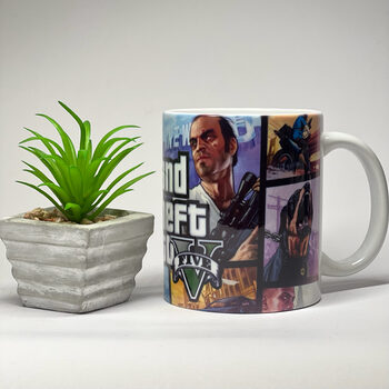 Buy Aksesuaras GameZone GTA5 Puodelis 330ML