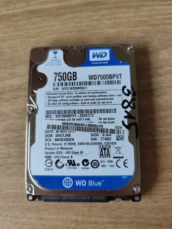 750 GB 2.5 HDD