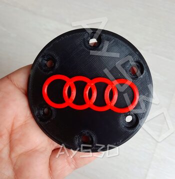 Tapa Central AUDI Colores a elegir para Logitech G29 G27 G923 y G920 de Ps Xbox