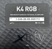Originali Xtrfy K4 RGB Mechaninė Laidinė Gaming Klaviatūra