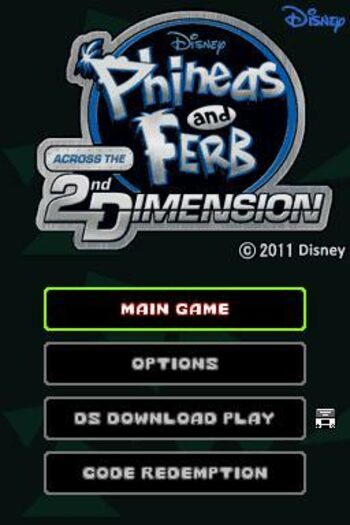 Redeem Phineas and Ferb: Across the 2nd Dimension (DS) Nintendo DS