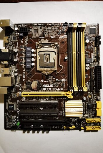 Asus H87M-Plus Intel H87 Micro ATX DDR3 LGA1150 2 x PCI-E x16 Slots Motherboard