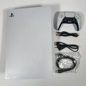 PlayStation 5, Black & White, 825GB + Controller and Cables