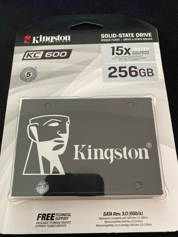 Kingston KC600 256 GB SSD Storage