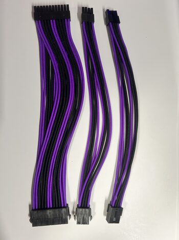 Purple cable extensions