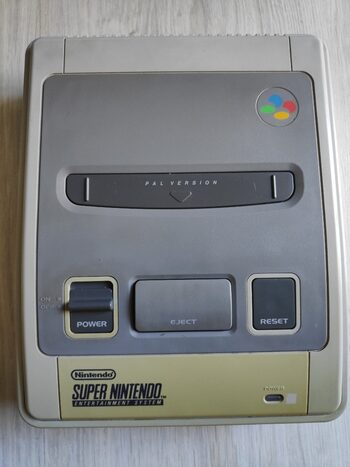 Consola Super Nintendo SNES Pal + 2 mandos + cable + adaptador