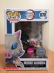 Funko Pop Demon Slayer 870 Inosuke Hashibira Flocked Especial Edition 18c